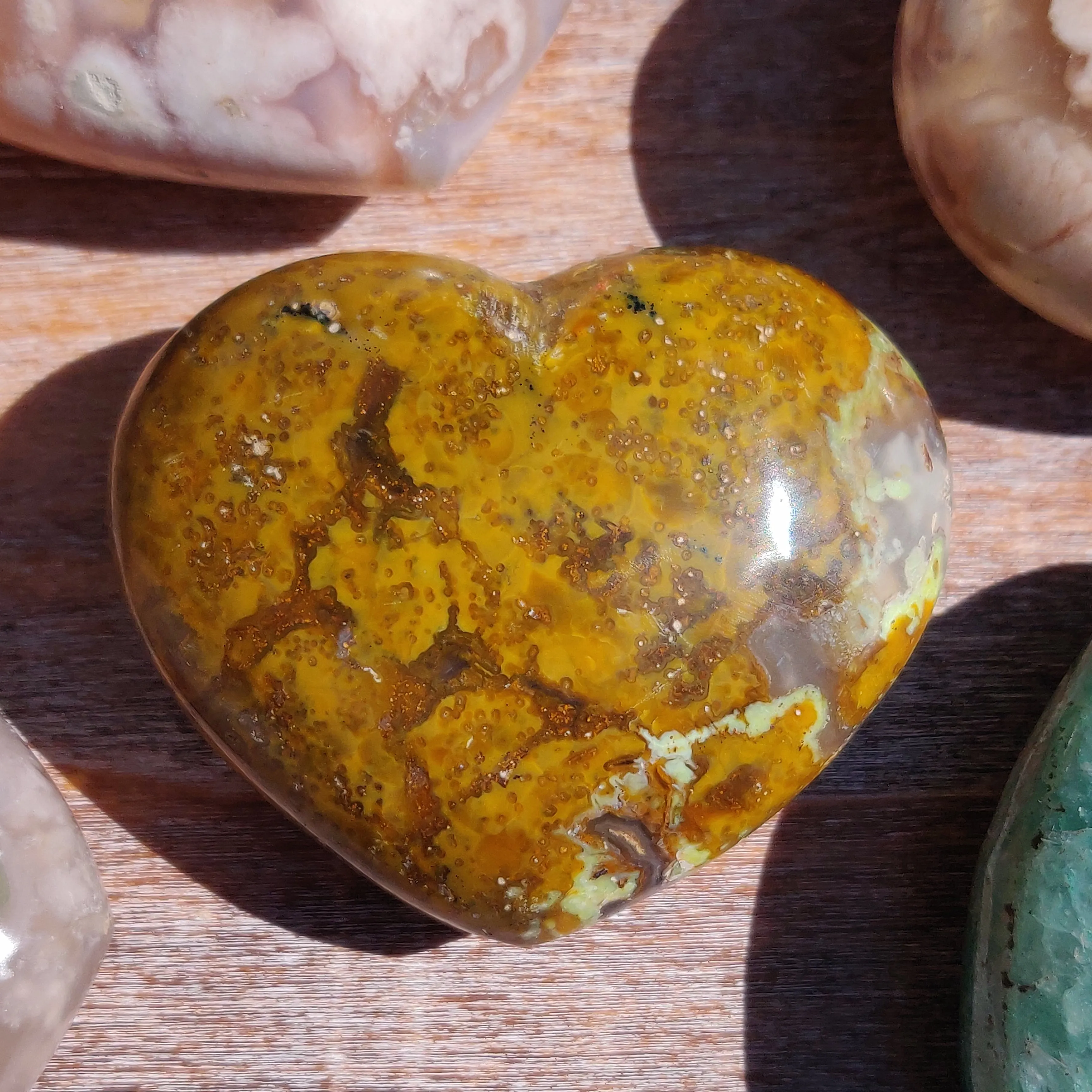 Matrix Green Opal Heart (#2)