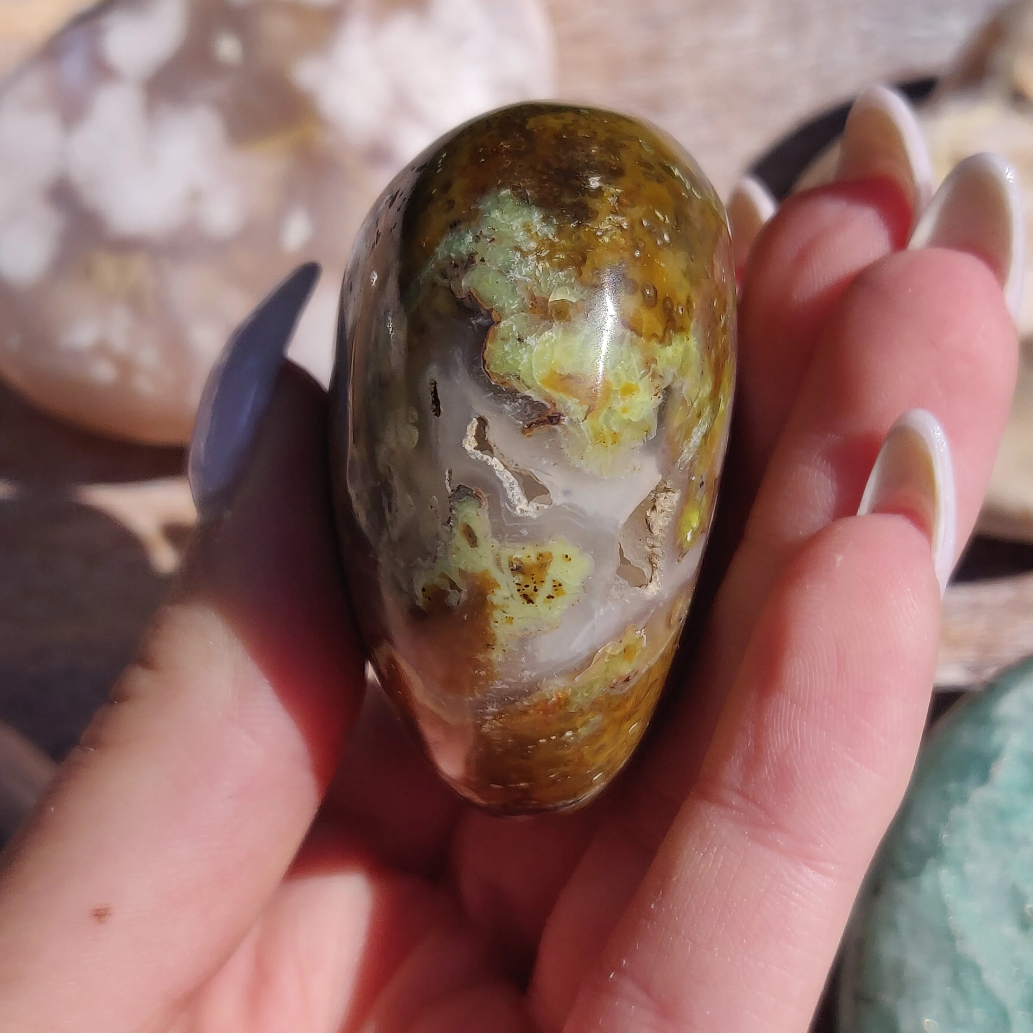 Matrix Green Opal Heart (#2)