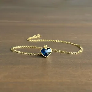 Medium Australian Sapphire Sweetheart Pendant