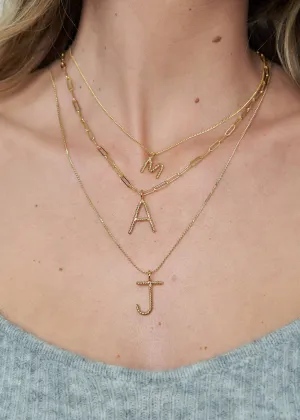 Mini Aspen Initial Necklace