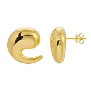 Mini Asterisk Stud Earrings Light Weight Gold