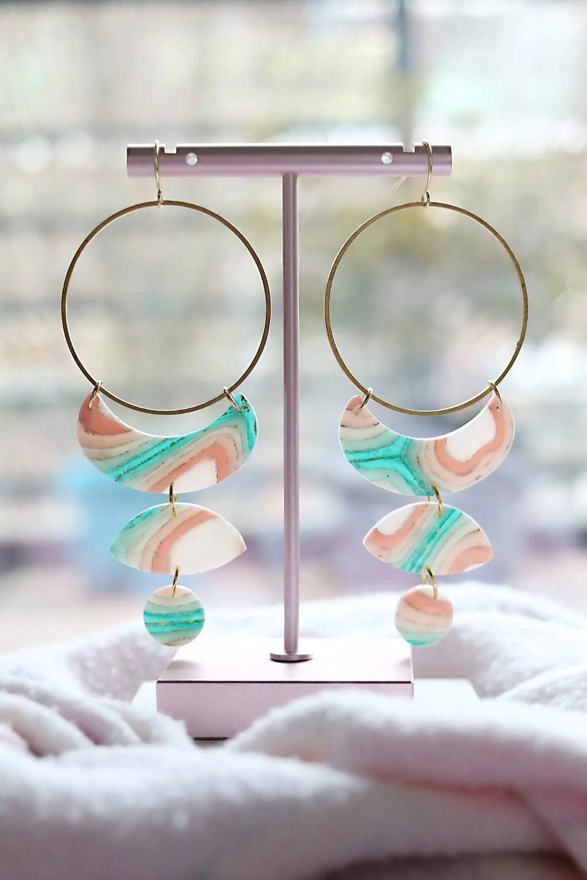 Moon Phase Earrings in Bellevue