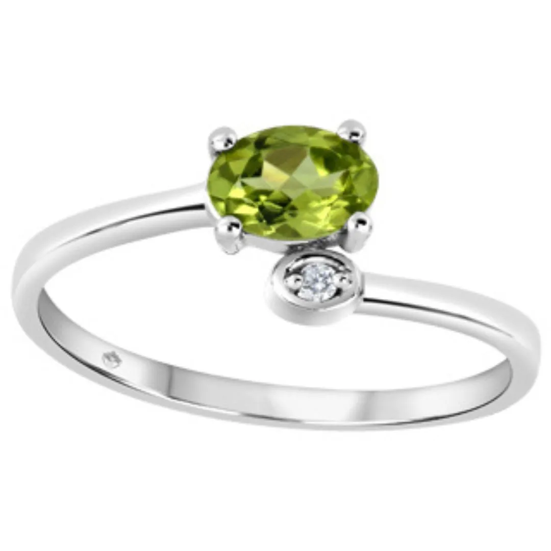 Mystic Topaz and Diamond Ring