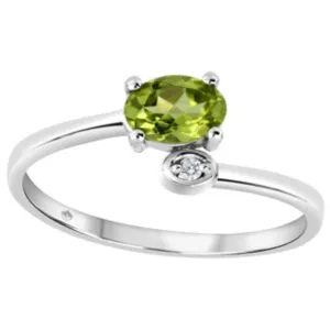 Mystic Topaz and Diamond Ring