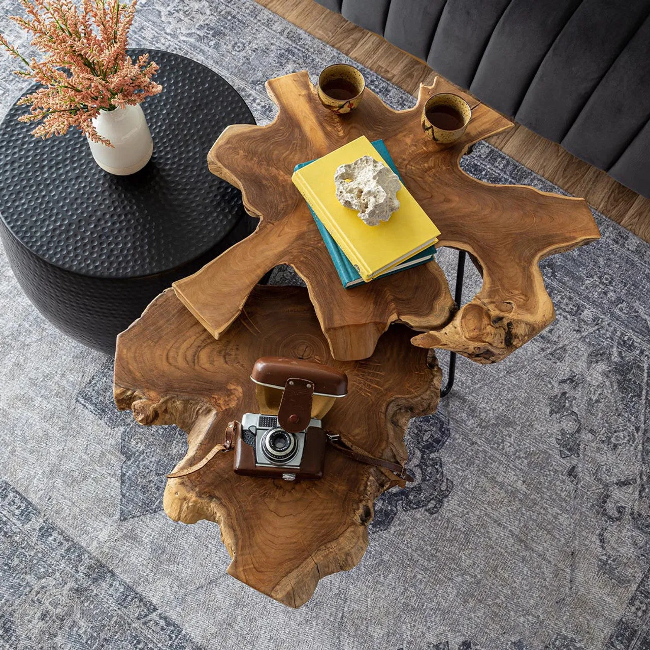 Natura Hairpin End Table