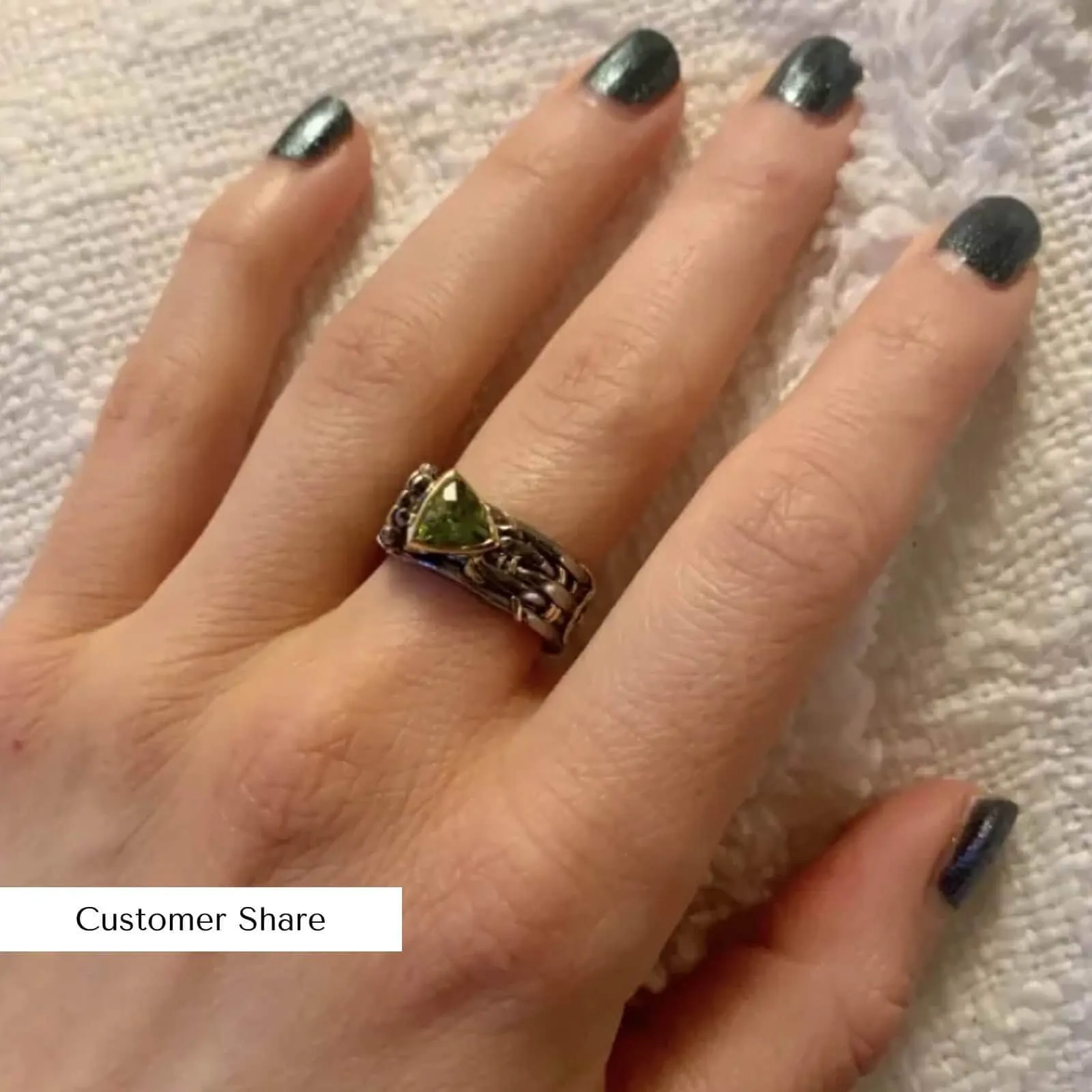 Nicasia Peridot Ring