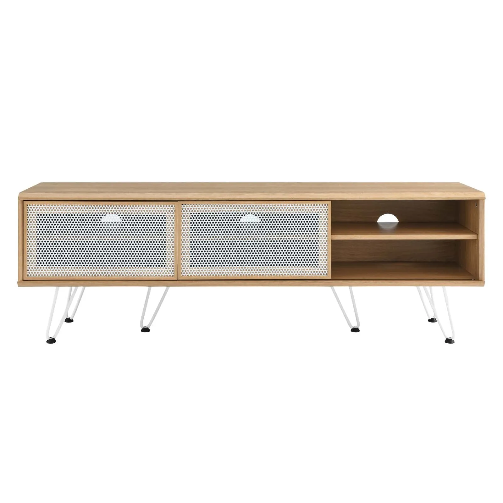 Nomad 59" TV Stand Oak EEI-6203-OAK