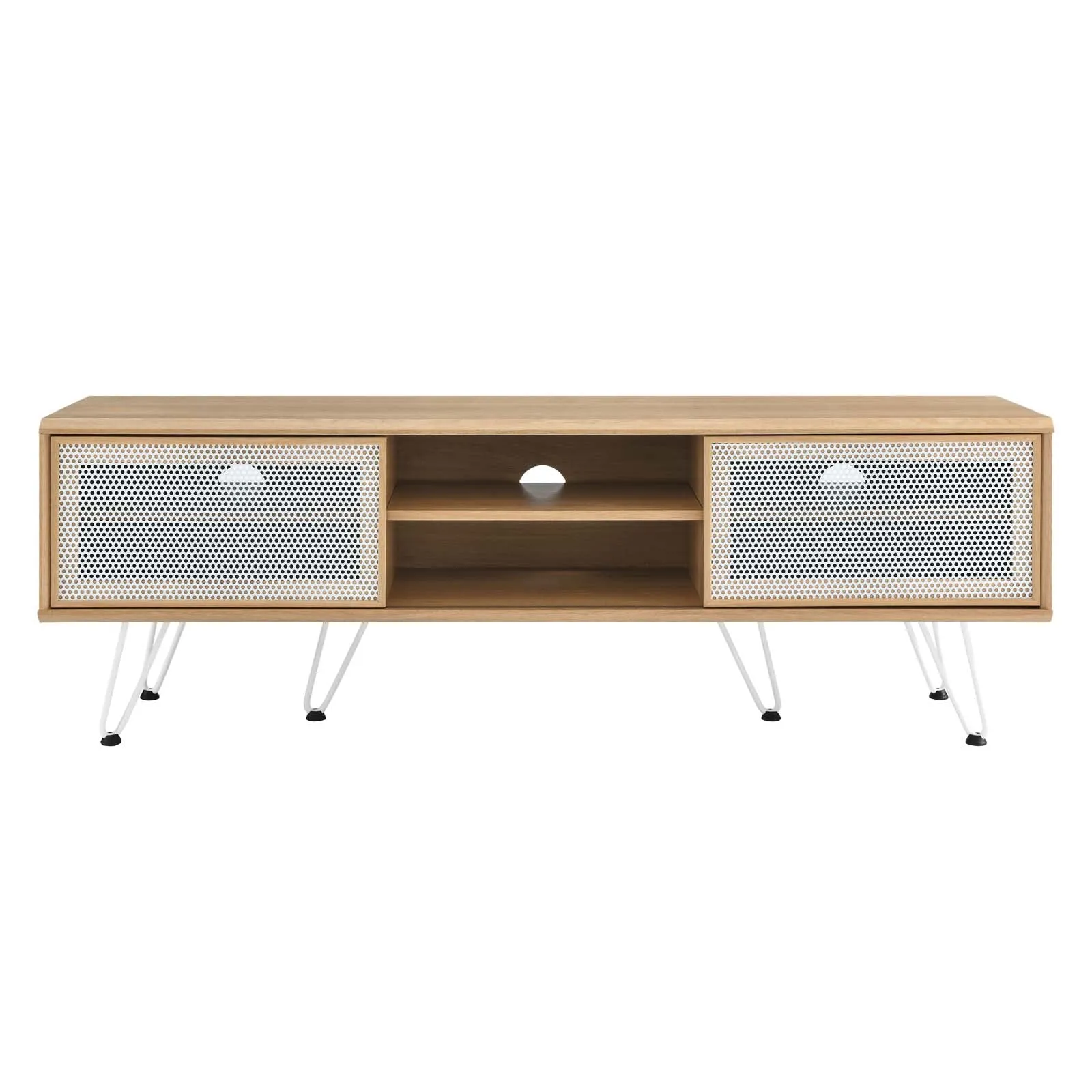 Nomad 59" TV Stand Oak EEI-6203-OAK