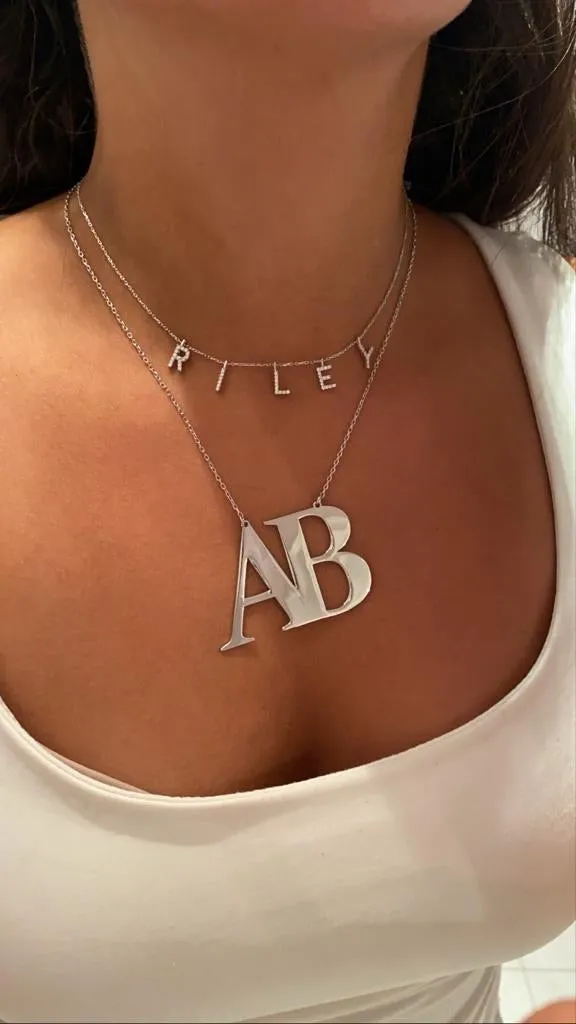 Oversized Initial Necklace