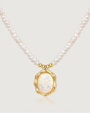 Palette Opal Pearl Necklace