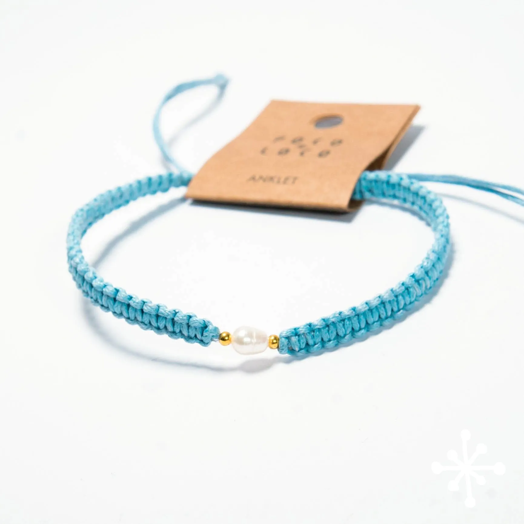 Pearl Anklet Macrame