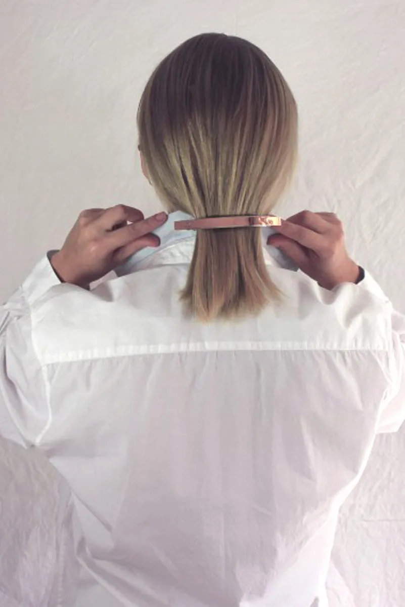 Pink Gold XL Barrette 21