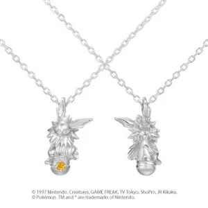 [Pokémon]Jolteon & Pokéball necklace platinium