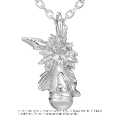[Pokémon]Jolteon & Pokéball necklace platinium