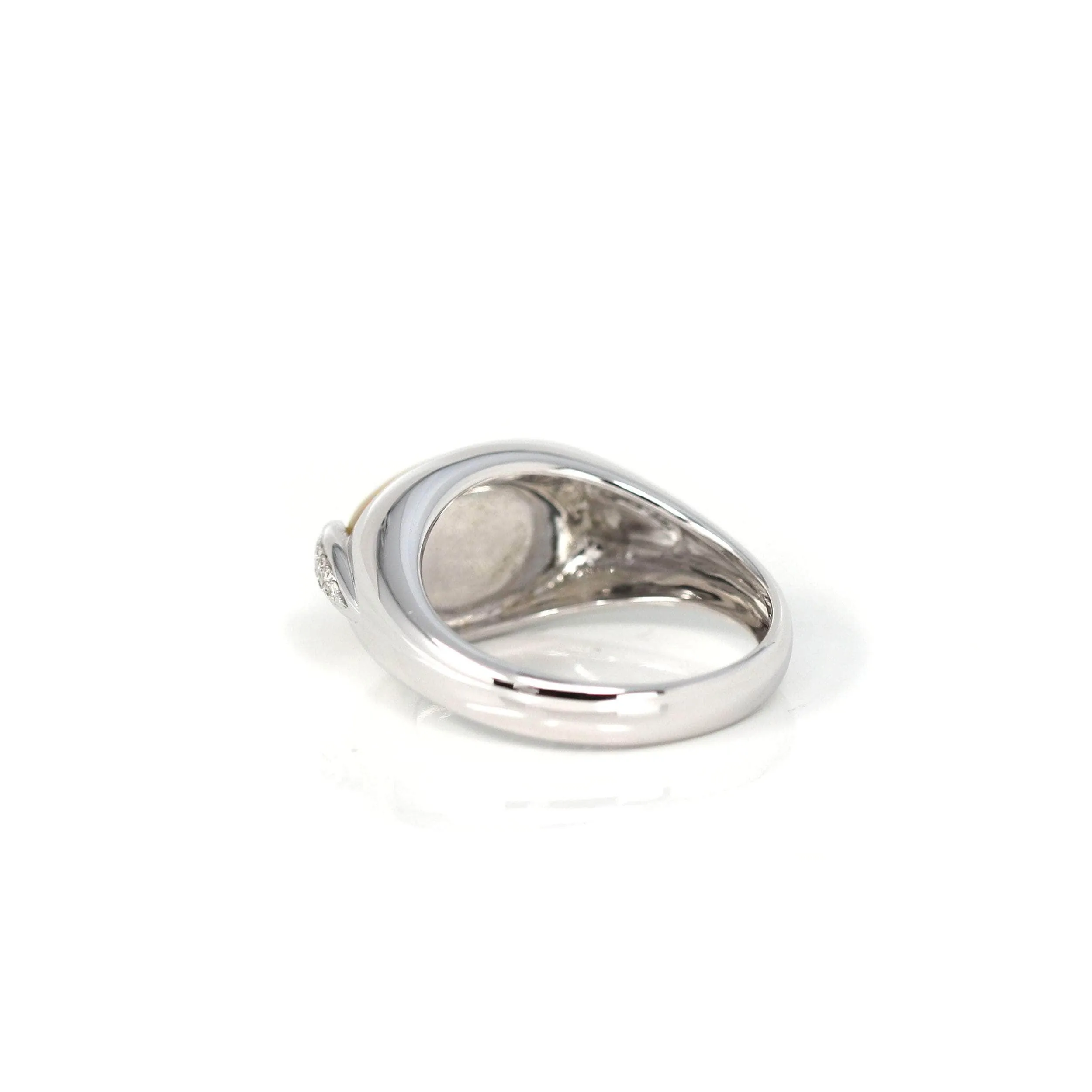 "Charlotte" 18K Gold Ethiopian Opal Men's Ring