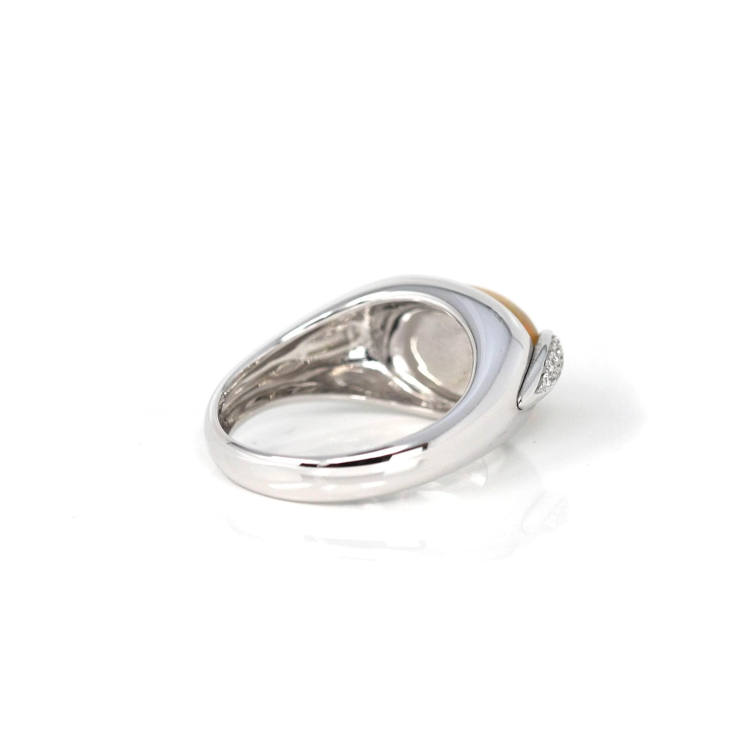 "Charlotte" 18K Gold Ethiopian Opal Men's Ring