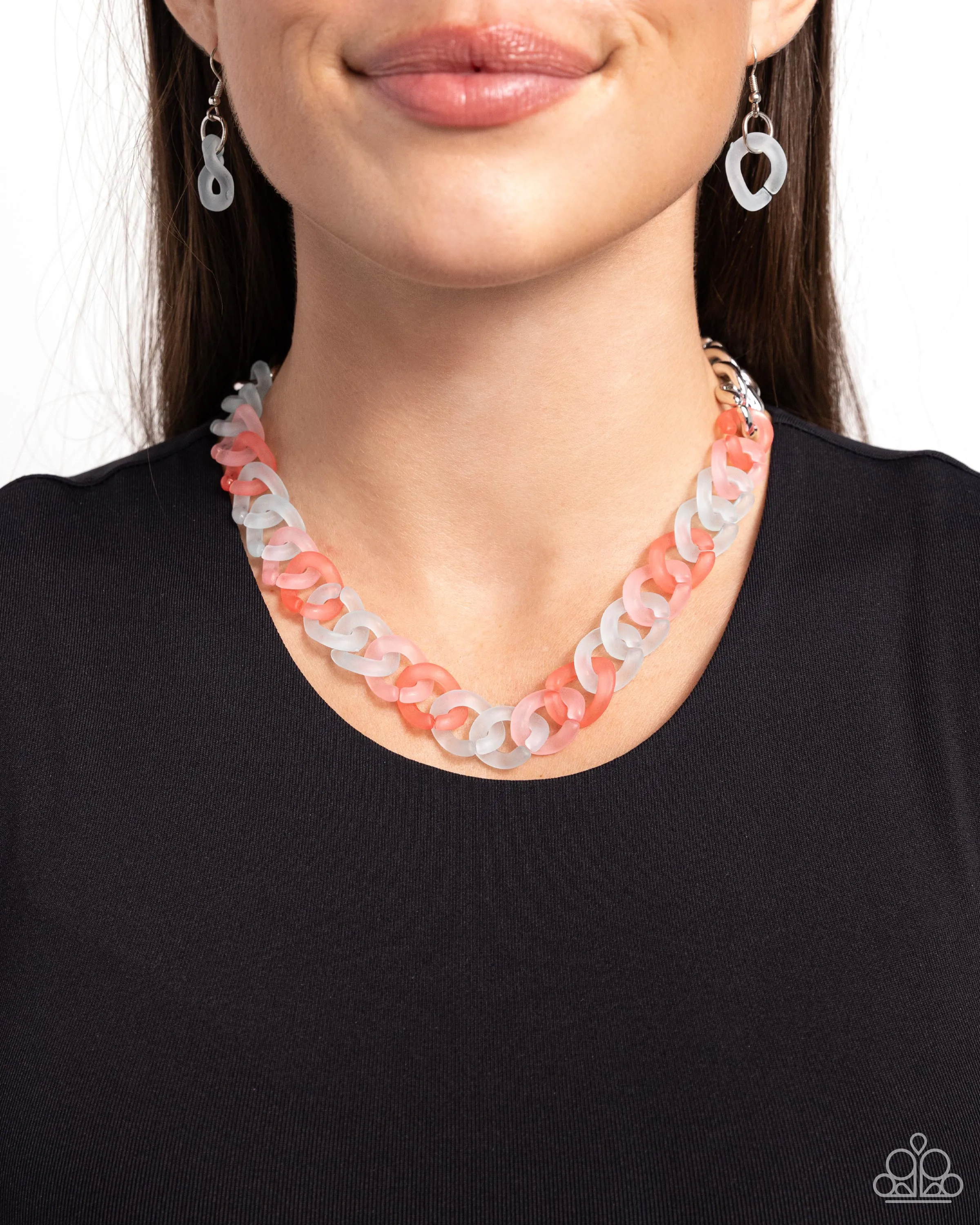 Rainbow Ragtime - Blue Necklace - Paparazzi Accessories