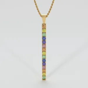 Rainbow Sapphire Necklace