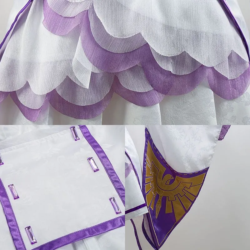 Re: Zero Starting Life In Another World Emilia Cosplay Costume B Edition