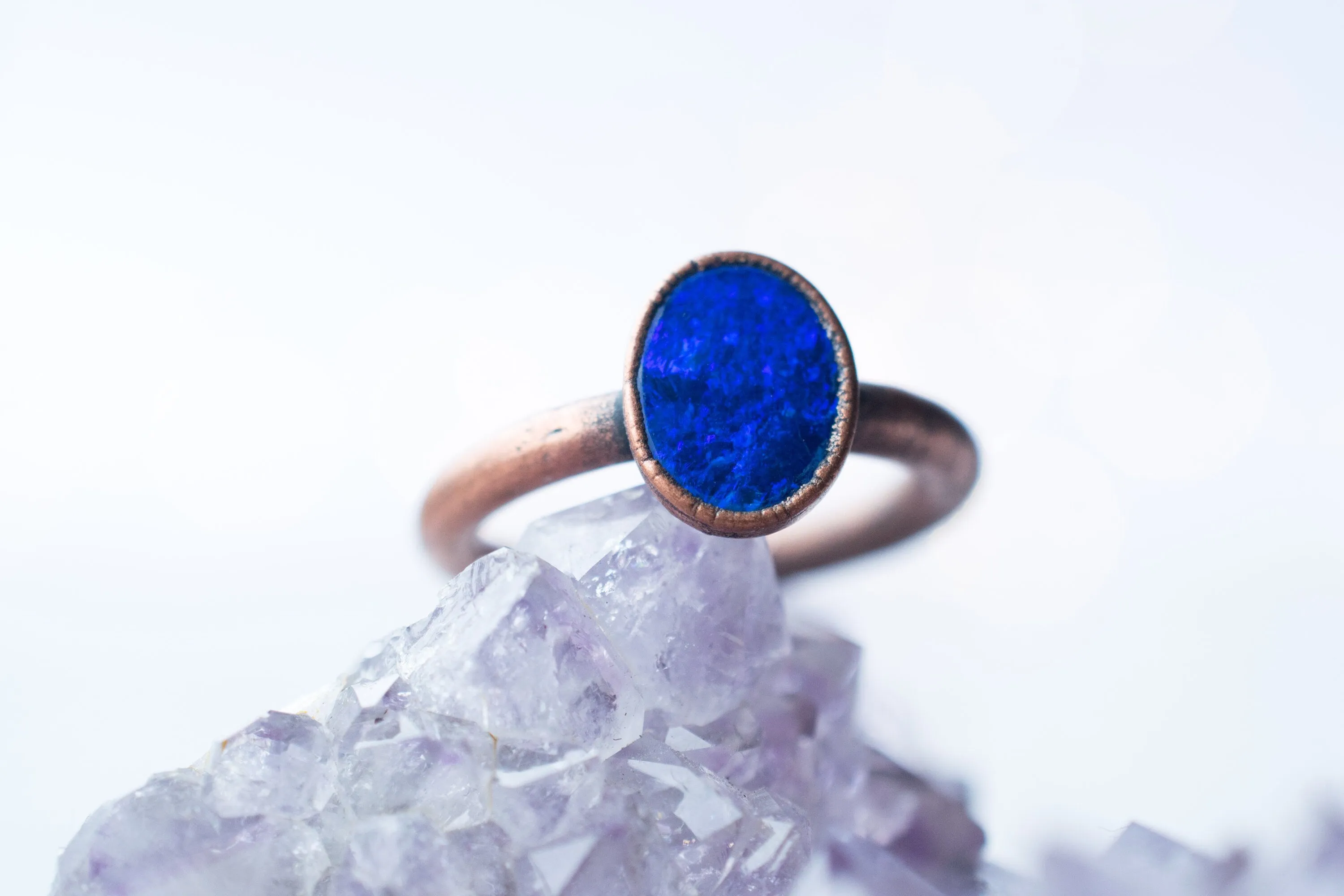 SALE Opal ring | Stacking birthstone ring