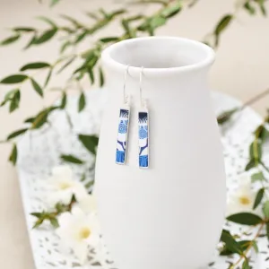 Santorini Reversible Mini Bar Earrings