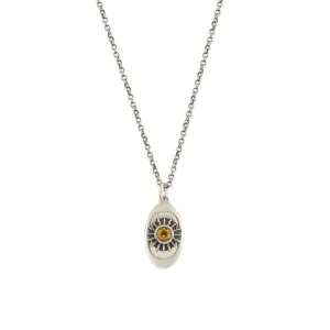 Silver Helios Necklace