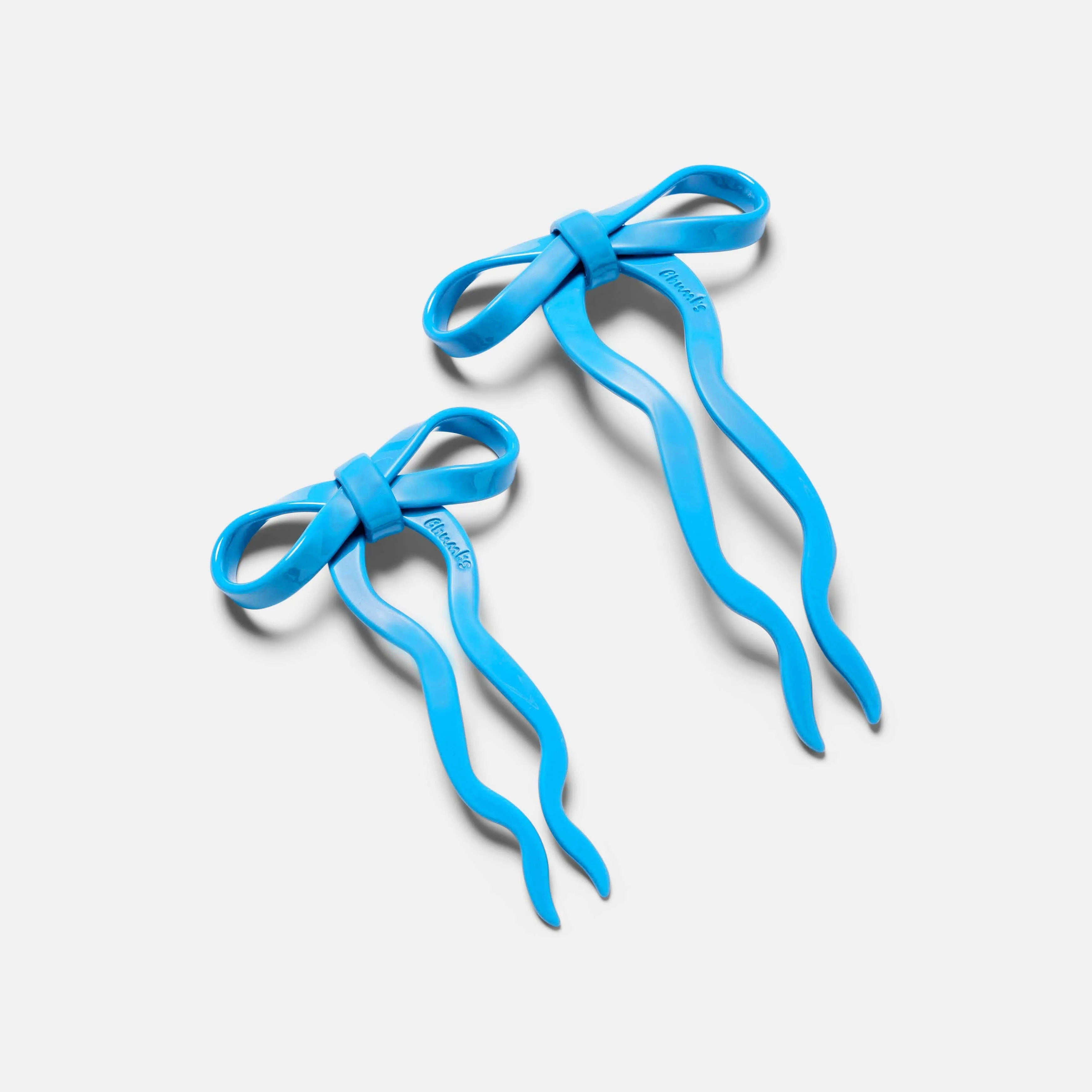 Small Bow Hairpin (Blue)