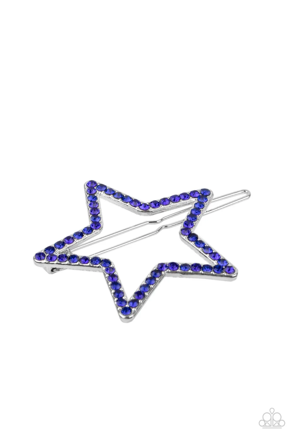 Stellar Standout - Blue Hair Clip - Paparazzi Accessories