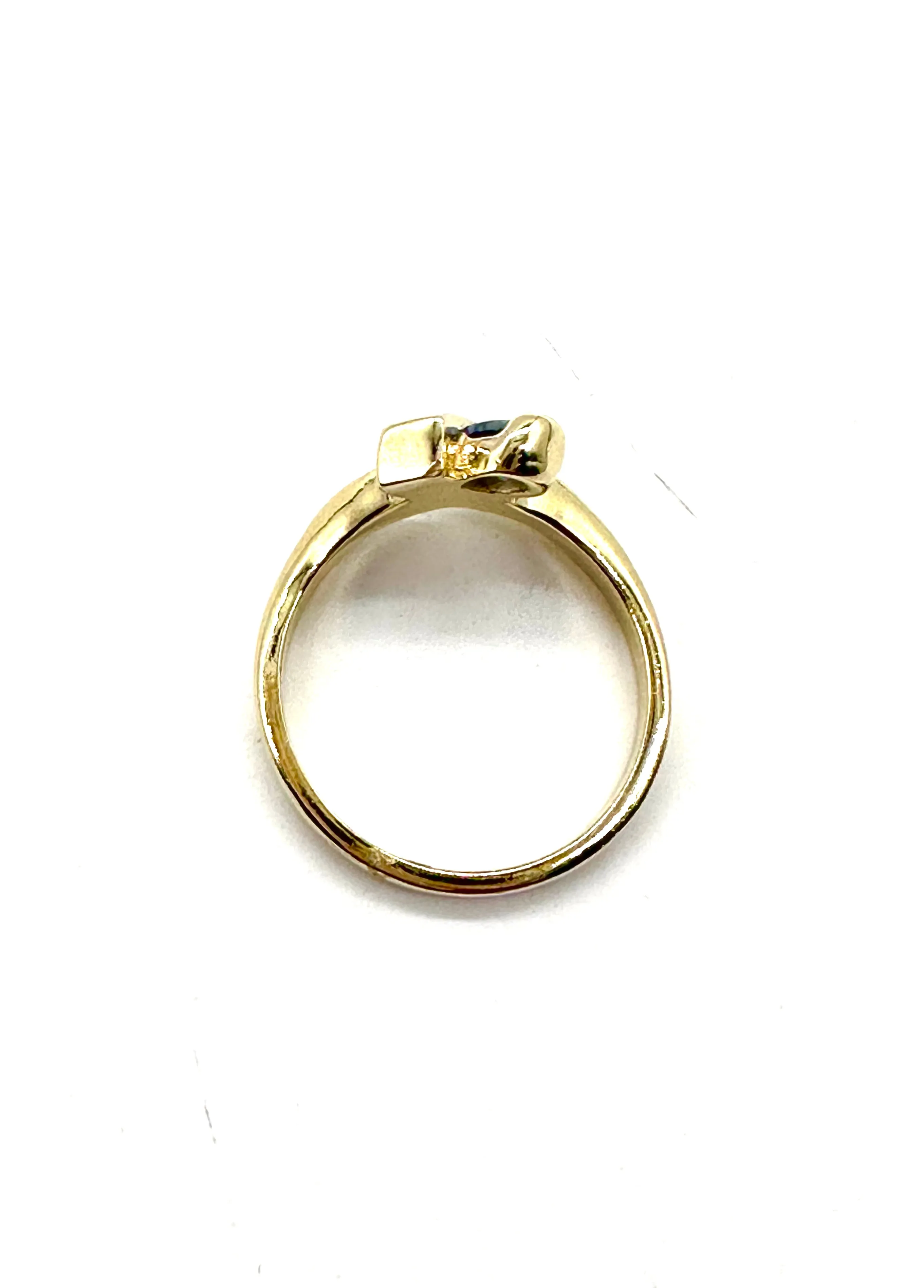 Tanzanite and opal ring