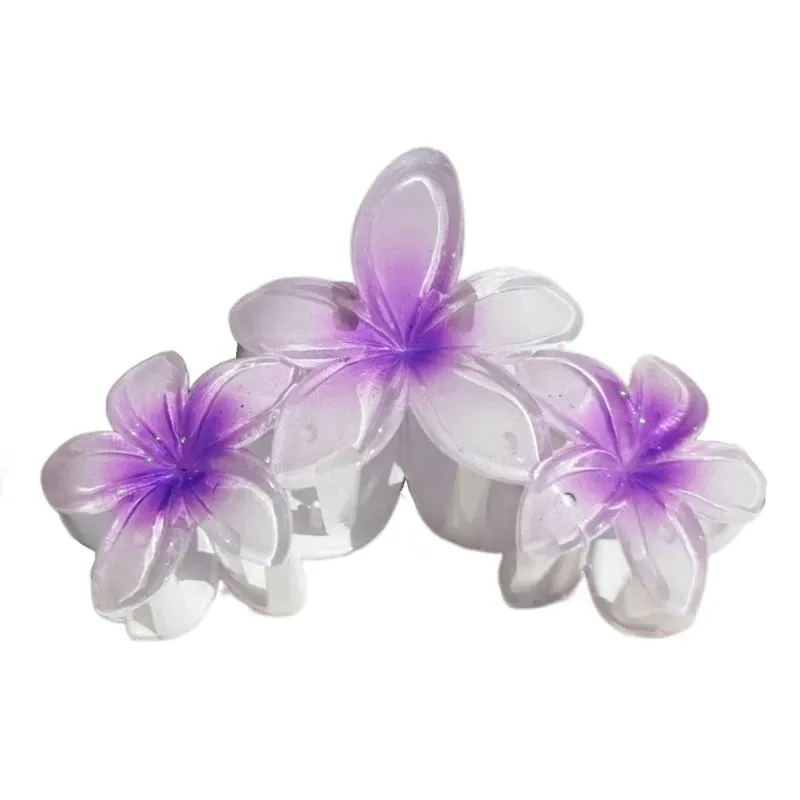 TAVIMART  -  Elegant Plastic Hairpin Fashionable Hairpins Beautiful Flower Hair Pin Claw Hair Clip Accessory for Parties & Weddings