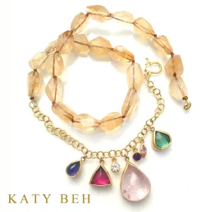 Taylor Fancy Multi Gemstone Necklace