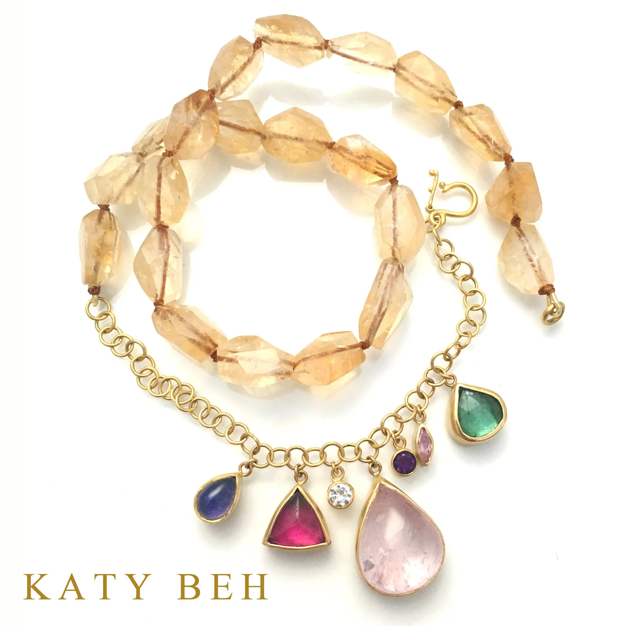 Taylor Fancy Multi Gemstone Necklace