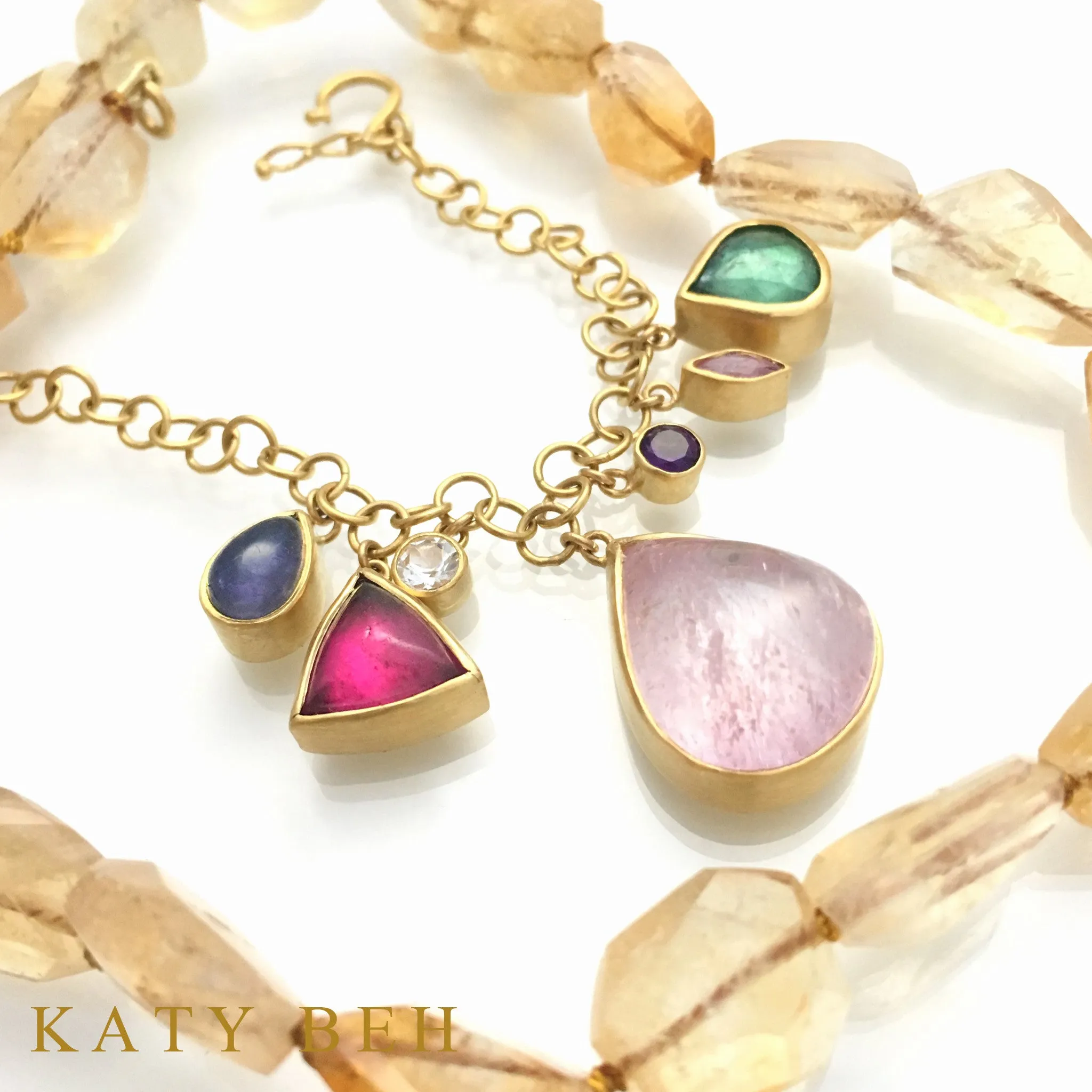Taylor Fancy Multi Gemstone Necklace