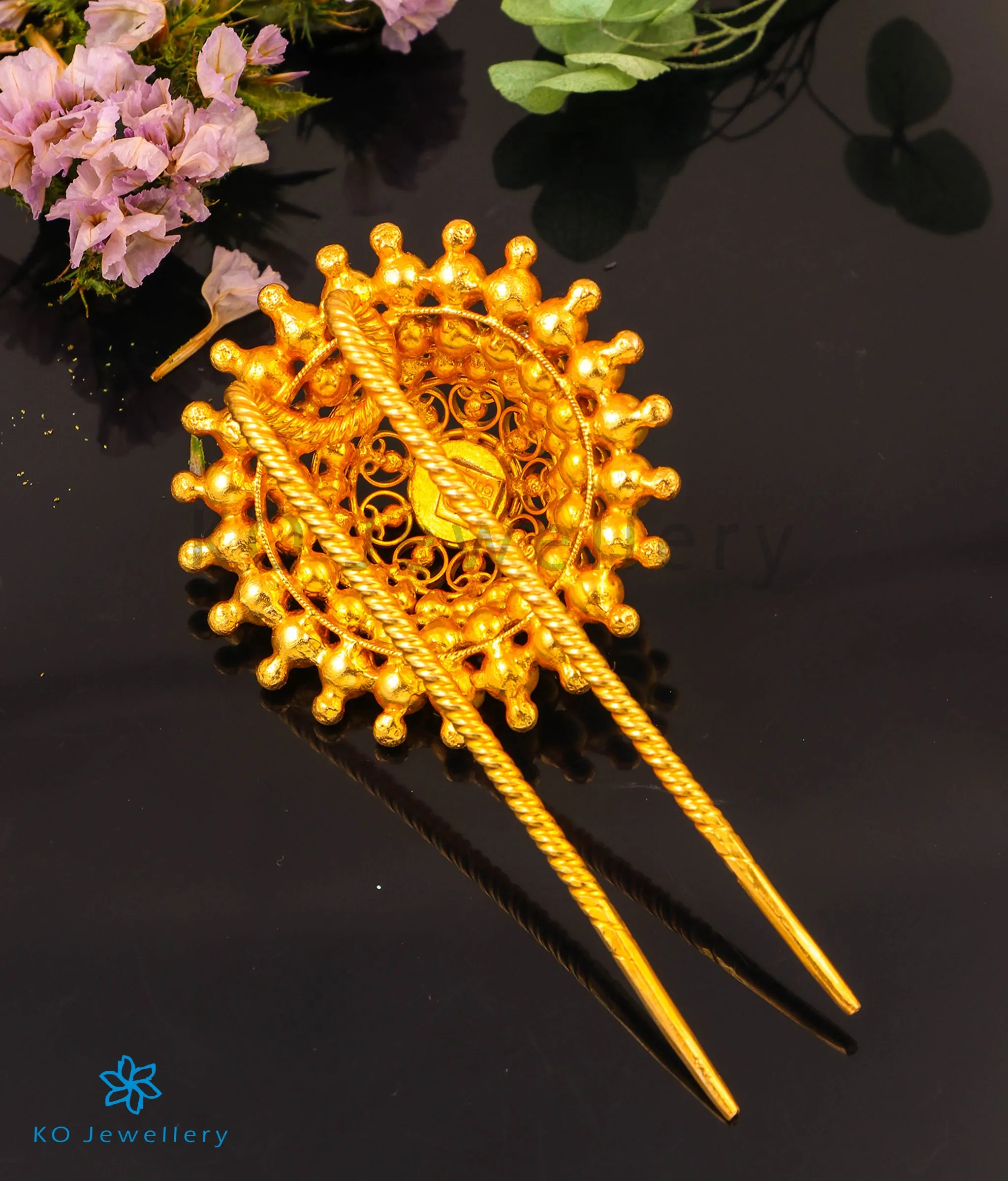 The Anahita Silver Bridal Hair Pin