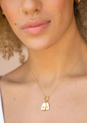 The Land of Salt - Birthstone Charm Necklace