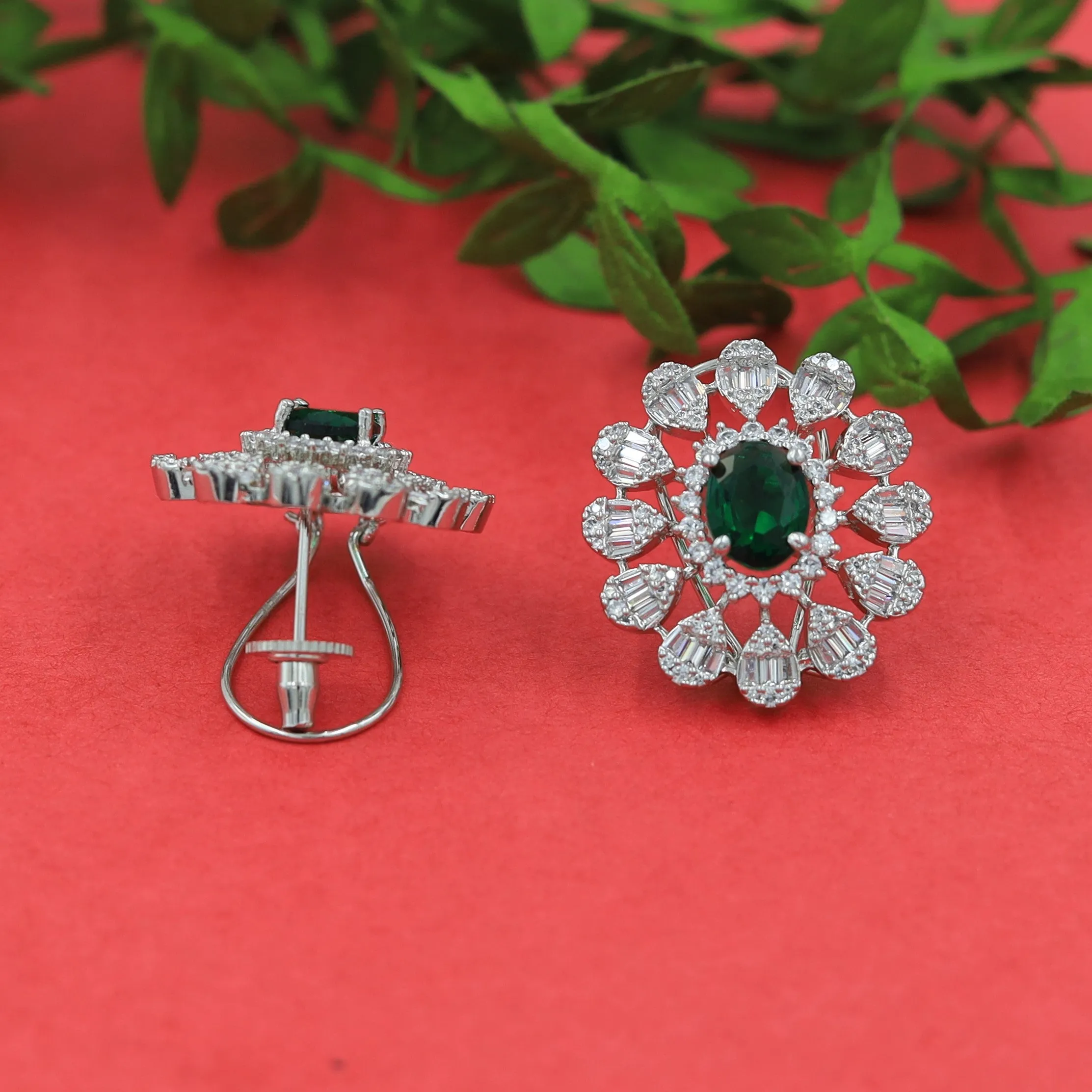 Tops/Studs Zircon/AD Earring 16250-69