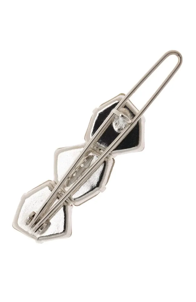 Triple Crystal Tige Boule Barrette