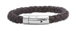 Unique & Co Black Leather Bracelet A49BL