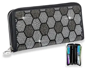 Unique Rhinestone Pattern Fashion Wallet