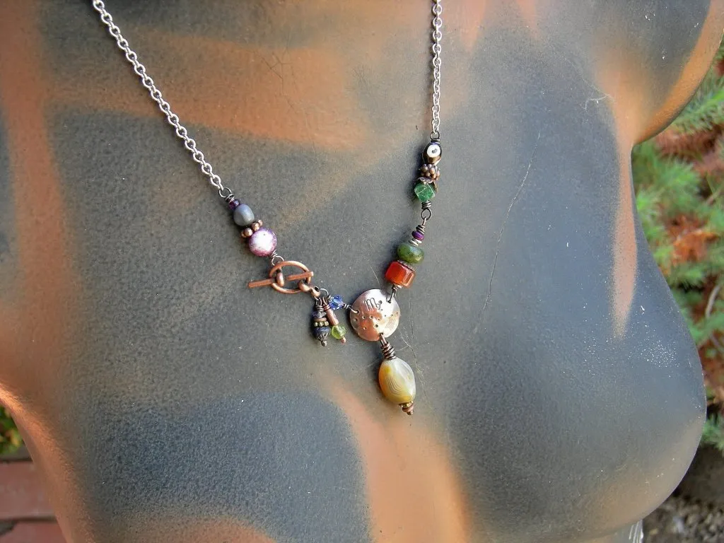 Virgo Zodiac Necklace, Custom Birth Stone Jewelry